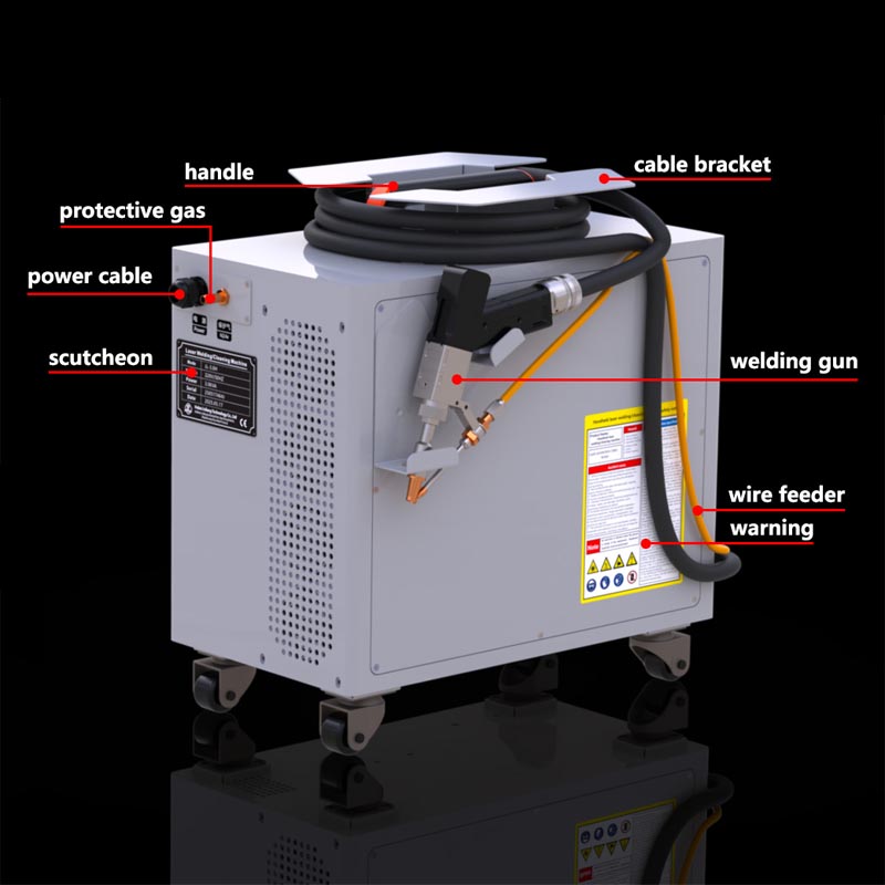 Industrial Laser Welding Tool - Máquina de solda a laser portátil