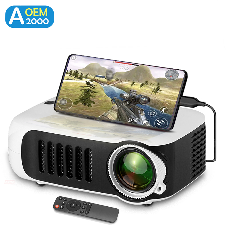 Industrial Laser Projector - A2000 mini projetor portátil home cinema