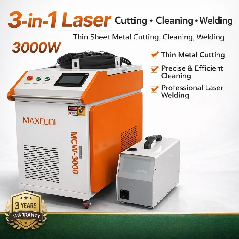 Industrial Laser Welding Tool - Máquina de Solda 3 em 1,