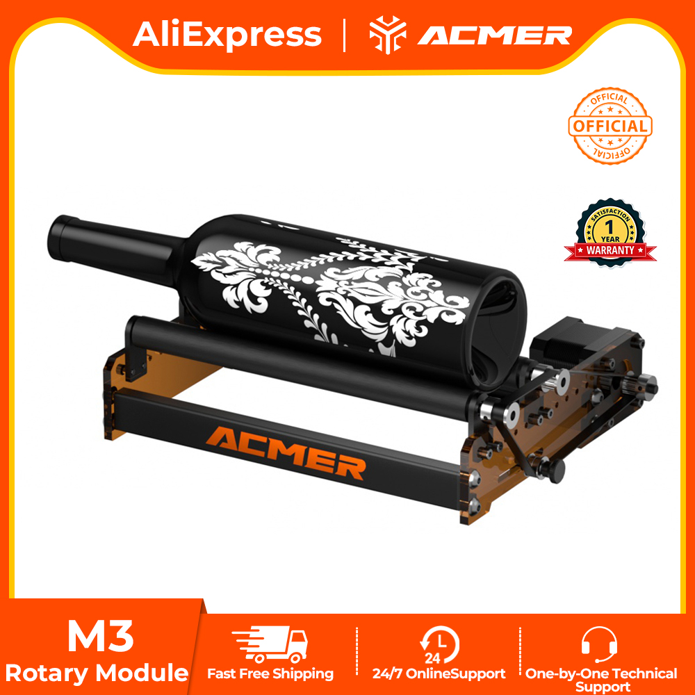 Laser Engraving Software - Rolo giratório a laser ACMER M3