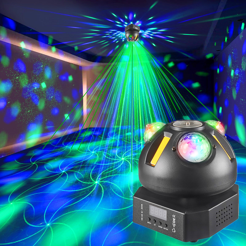 Luz de cabeça móvel rotativa,  - Industrial Laser Projector avaliação e preço