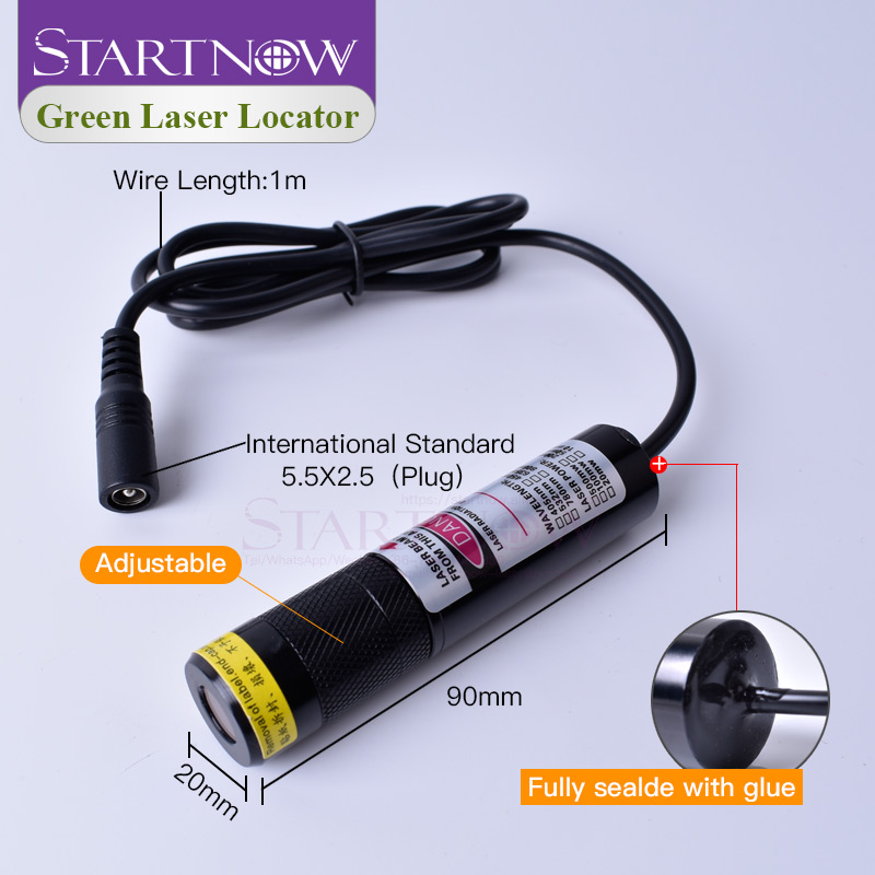 Módulo Laser Verde 520nm 30mW  - Industrial Laser Pointer avaliação e preço