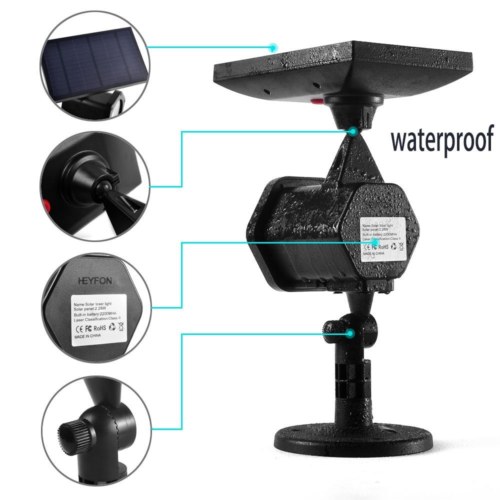 Iluminação Solar LED 6W XL-H11 - Industrial Laser Projector avaliação e preço