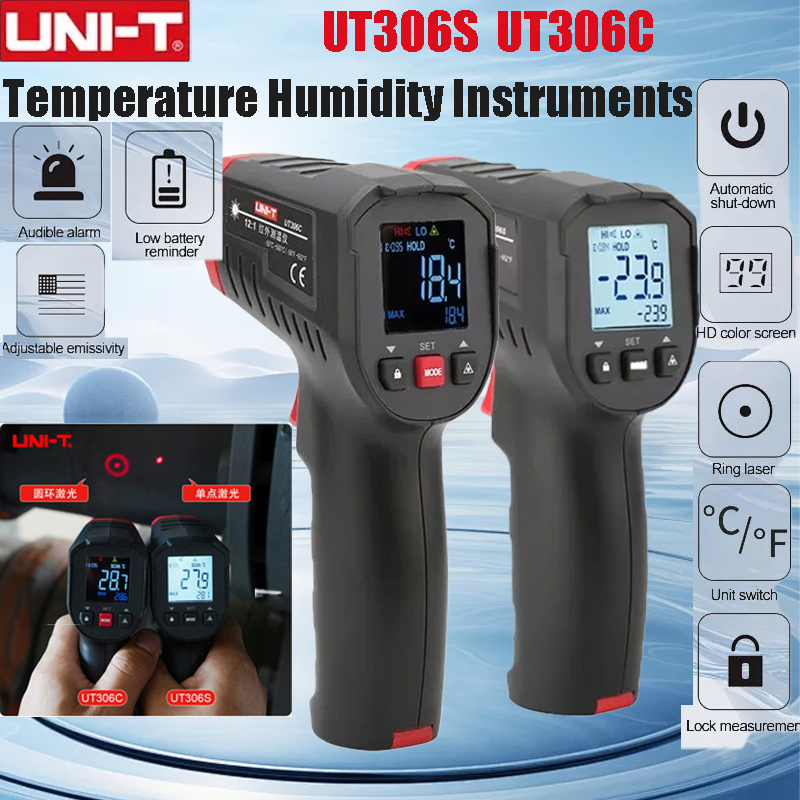 UNI-T ut306s ut306c termômetro - Industrial Laser Temperature avaliação e preço