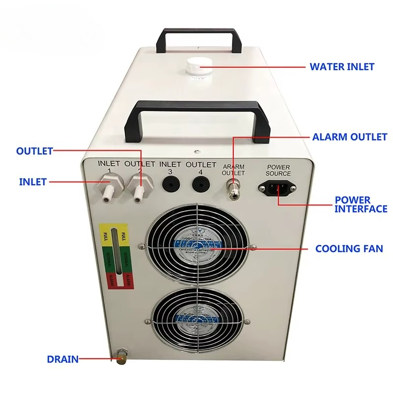 Resfriador de Água Industrial  - Laser Industrial Chiller avaliação e preço