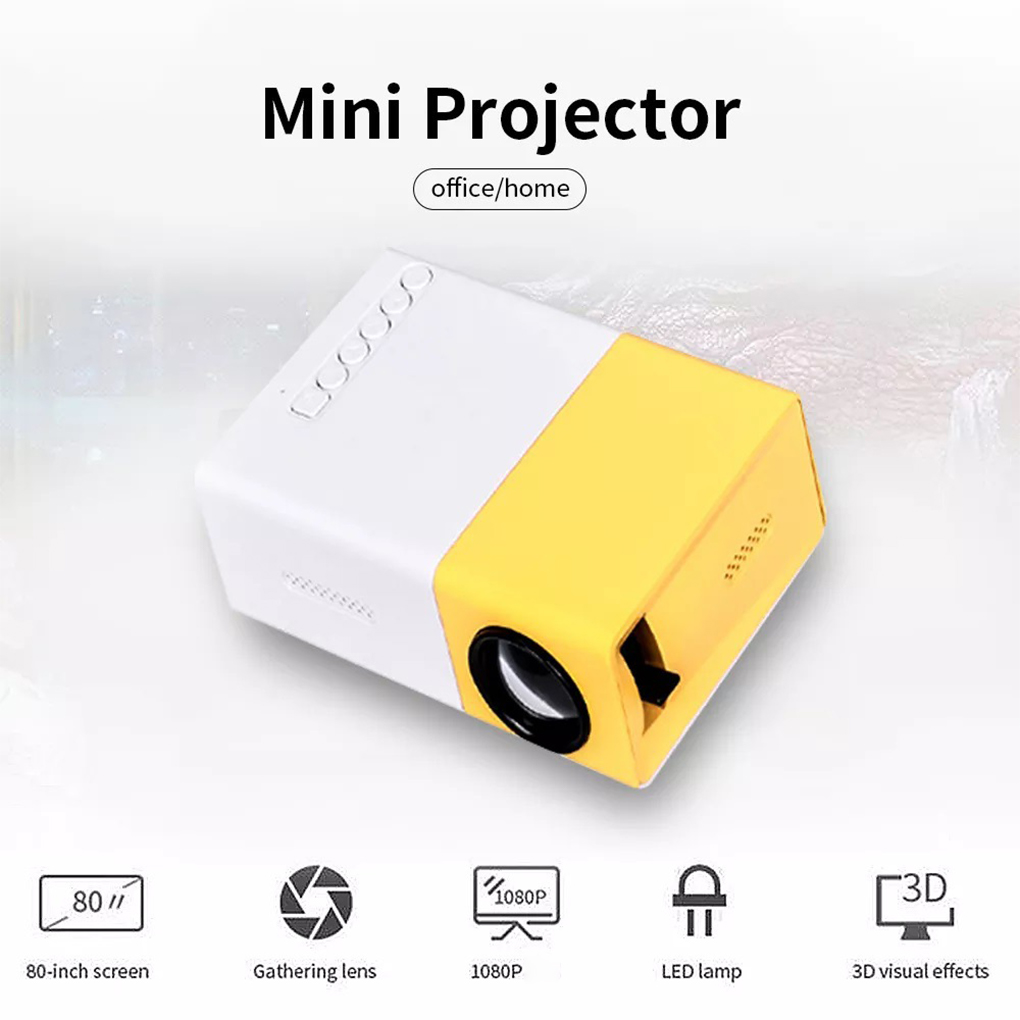 YG300 Mini Projetor Portátil H - Industrial Laser Projector avaliação e preço
