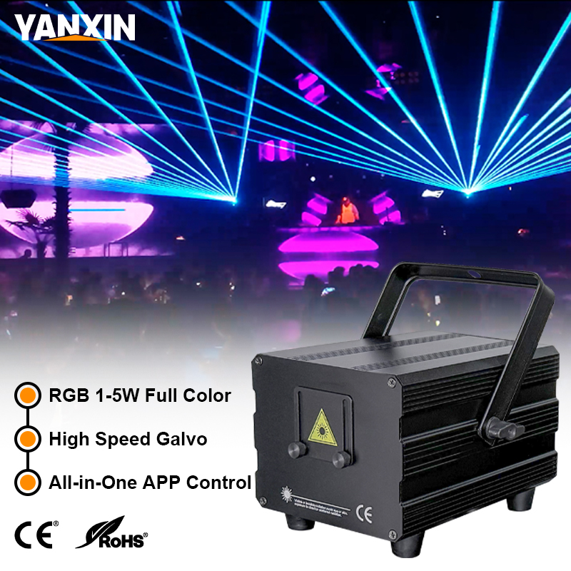 Luz Laser RGB de Animação 5W,  - Industrial Laser Projector avaliação e preço