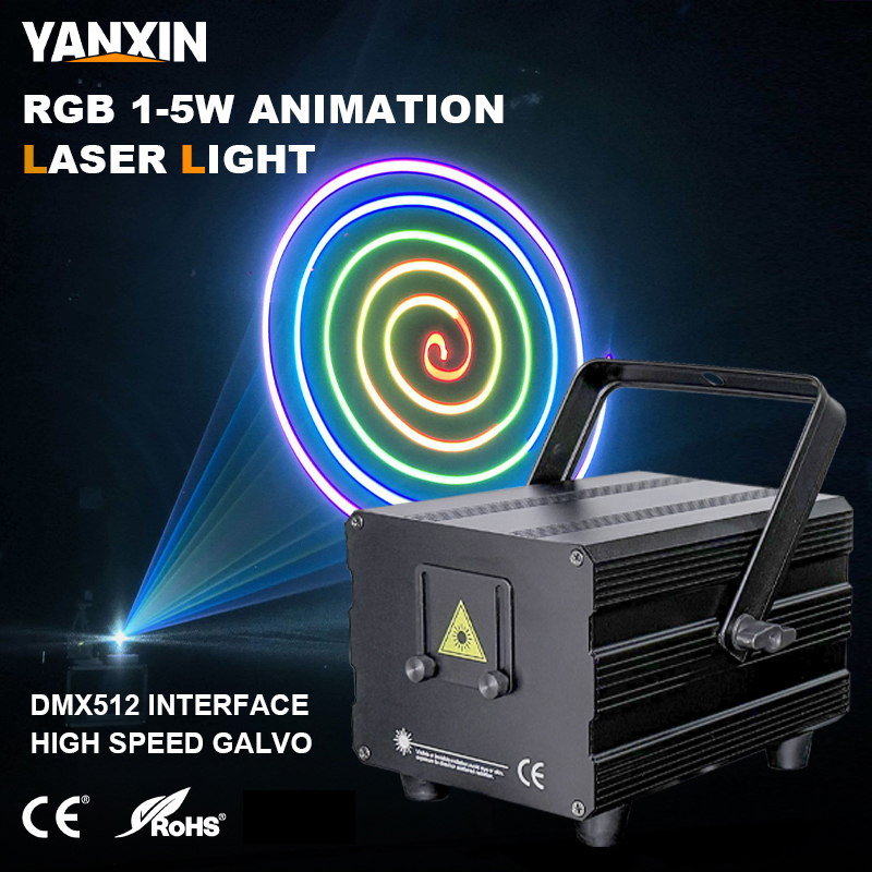 Luz Laser RGB de Animação 5W,  - Industrial Laser Projector avaliação e preço