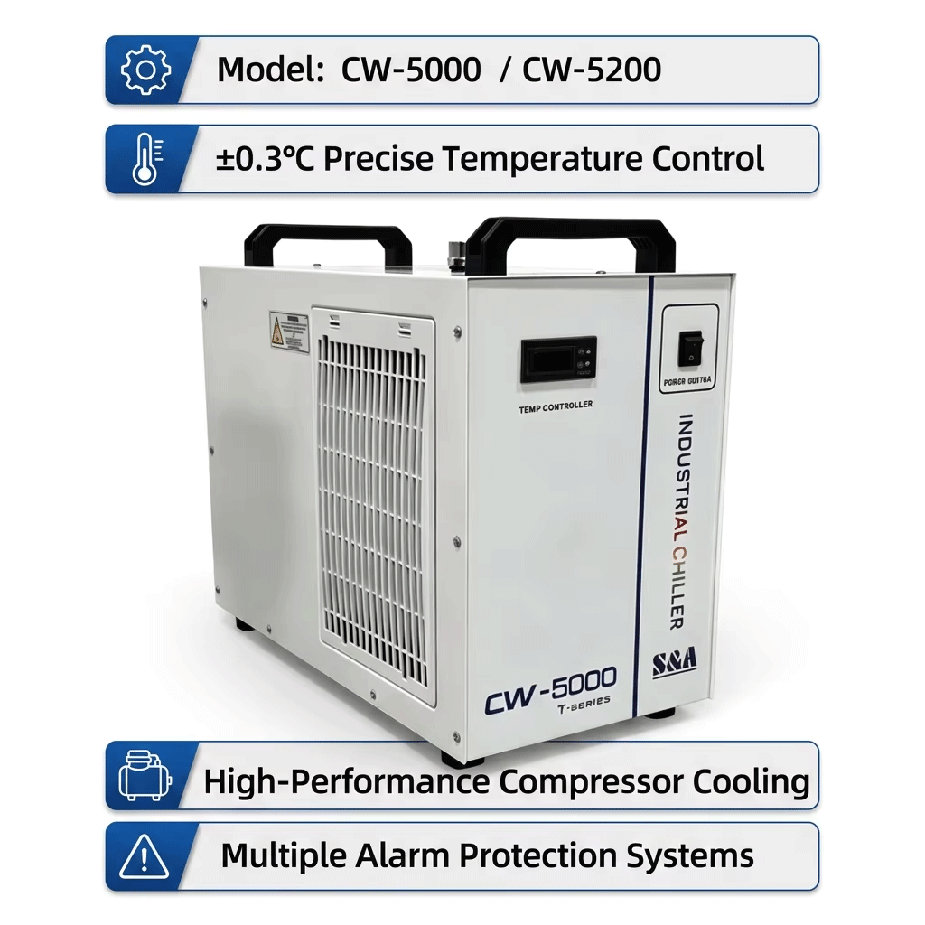 Sistema de Resfriamento a Água - Laser Industrial Chiller avaliação e preço