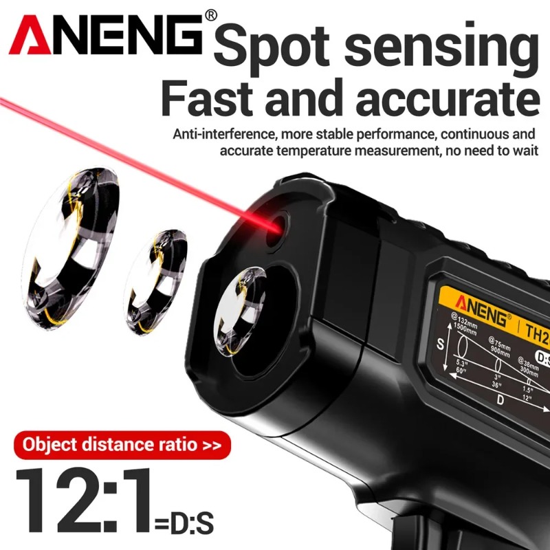 Aneng th202 termômetros portát - Industrial Laser Temperature avaliação e preço