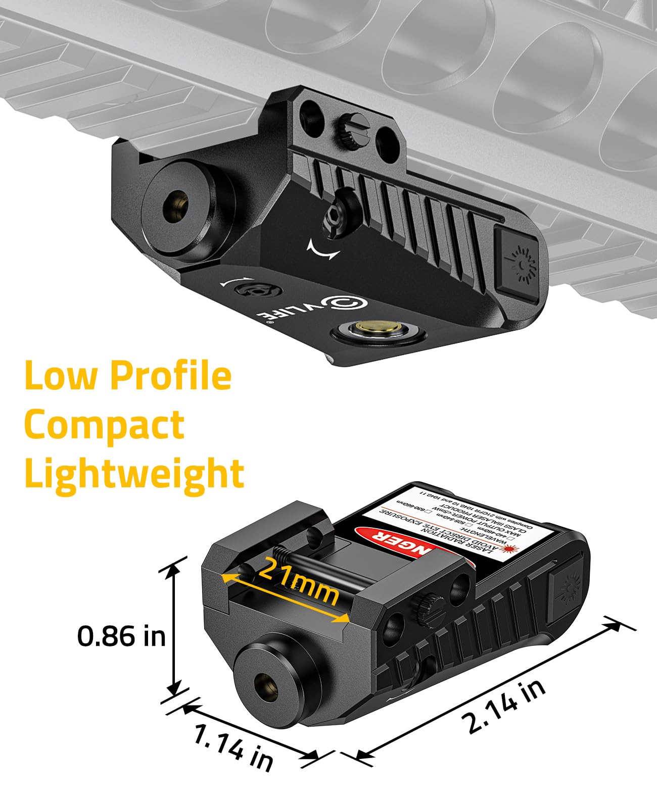Mira Laser Picatinny Vermelha  - Industrial Laser Pointer avaliação e preço