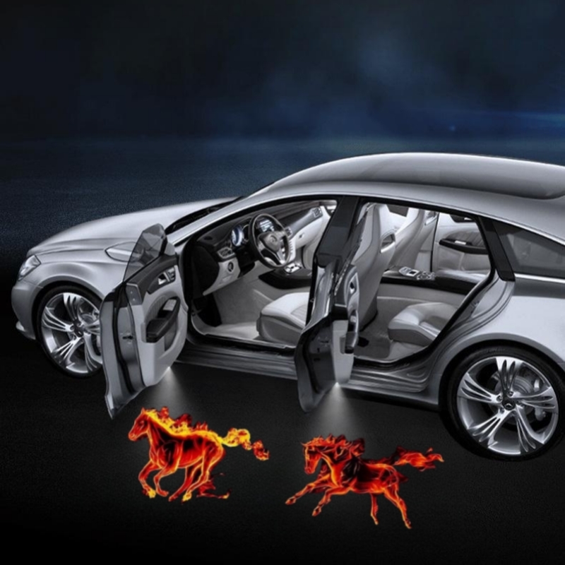 Recarregável LED Car Door Bem- - Industrial Laser Projector avaliação e preço