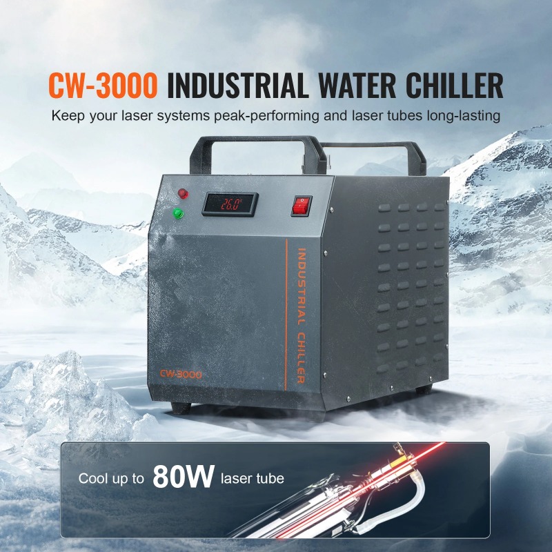 Refrigerador de água industria - Laser Industrial Chiller avaliação e preço